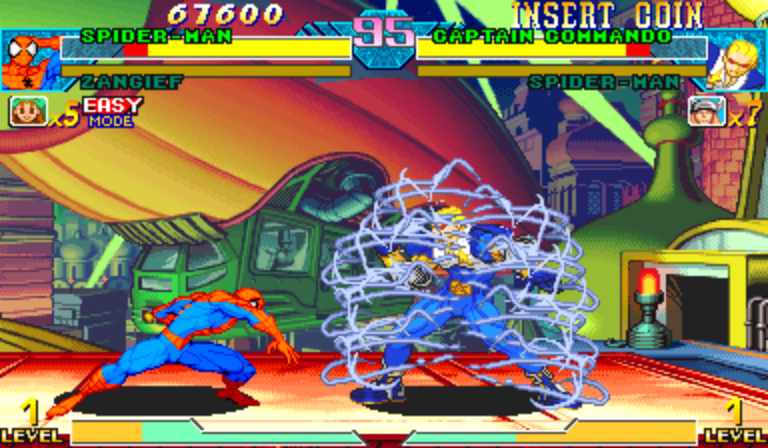 Marvel Vs. Capcom: Clash of Super Heroes (USA 980123) Screenshot 1